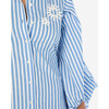 Women's Madelyn Dress, Surf Club Blue/White Stripe - Dresses - 6