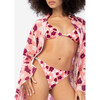Women's Tia Bikini Bottom, Shadow Blossom Salmon Rose Multi - Two Pieces - 2