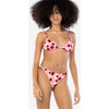 Women's Tia Bikini Bottom, Shadow Blossom Salmon Rose Multi - Two Pieces - 3