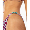 Women's Tia Bikini Bottom, Brushstroke Coral Araucana/Fig Multi - Two Pieces - 3