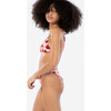 Women's Tia Bikini Bottom, Shadow Blossom Salmon Rose Multi - Two Pieces - 4