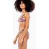 Women's Tia Bikini Bottom, Brushstroke Coral Araucana/Fig Multi - Two Pieces - 4