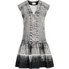Women's Allie Dress, Black/Seasalt Acid Wash - Dresses - 1 - thumbnail