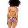 Women's Tia Bikini Bottom, Brushstroke Coral Araucana/Fig Multi - Two Pieces - 5