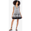 Women's Allie Dress, Black/Seasalt Acid Wash - Dresses - 2