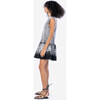 Women's Allie Dress, Black/Seasalt Acid Wash - Dresses - 5