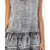 Women's Allie Dress, Black/Seasalt Acid Wash - Dresses - 6