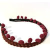 Page Headband, Burgundy - Hair Accessories - 1 - thumbnail