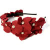 Nadia Headband, Red - Hair Accessories - 1 - thumbnail