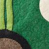 Hand Felted Wool Kids Christmas Stocking - Green Racecar - Stockings - 3