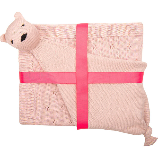 Trefle Baby Gift Set, Cameo Pink - Blankets - 1
