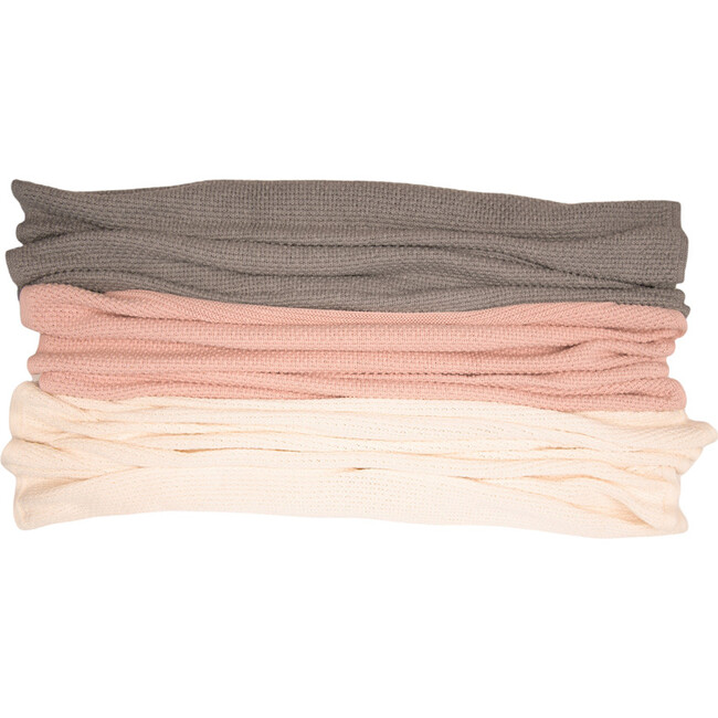 Honey Bee Baby Gift Set, Light Grey - Blankets - 4