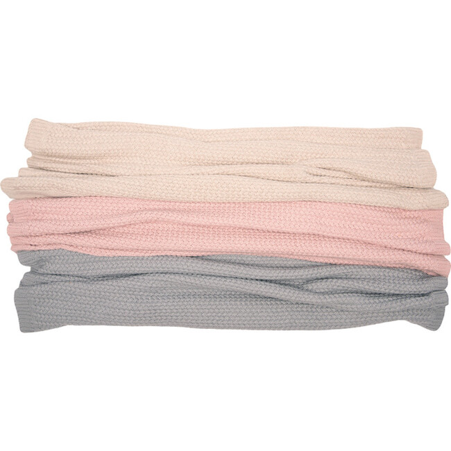 Criss Cross Baby Gift Set, Alice Blue - Blankets - 4