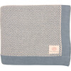Elegant Baby Gift Set, Blue Grey/Natural - Blankets - 2