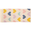 Smiley Hearts Baby Blanket Set, Pink/Yellow - Blankets - 2
