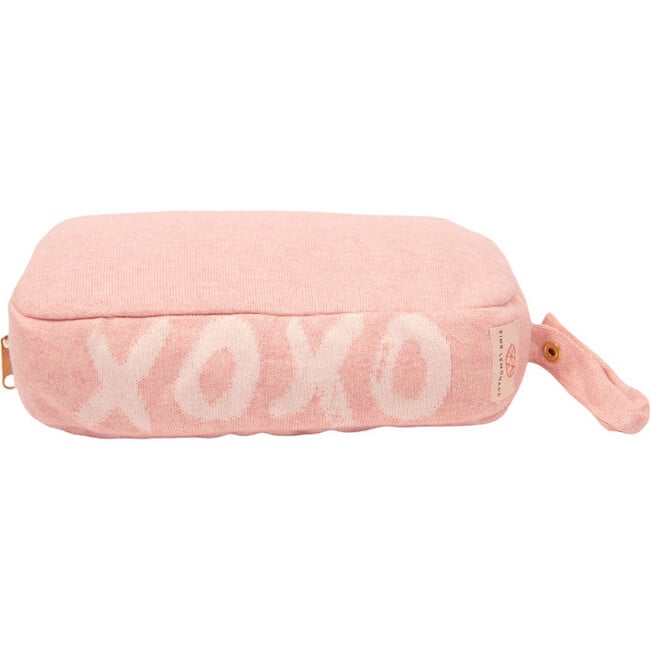 Xoxo Baby Blanket Set, Pink/Ivory - Blankets - 5