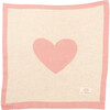 Smiley Hearts Baby Blanket Set, Pink/Yellow - Blankets - 5 - thumbnail
