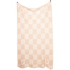 Square Love Reversible Blanket Travel Set, Shell Pink - Blankets - 9 - thumbnail