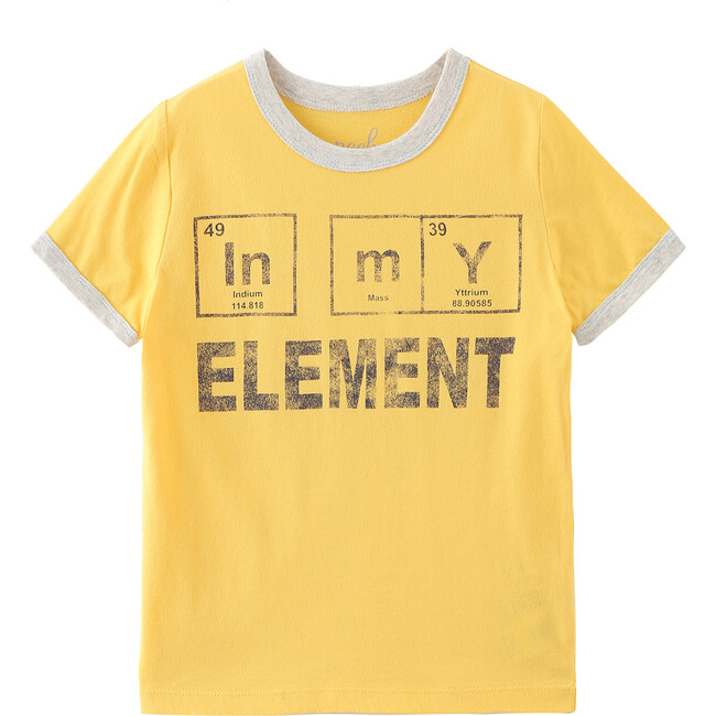 In My Element Tee, Yellow - Tees - 1 - zoom