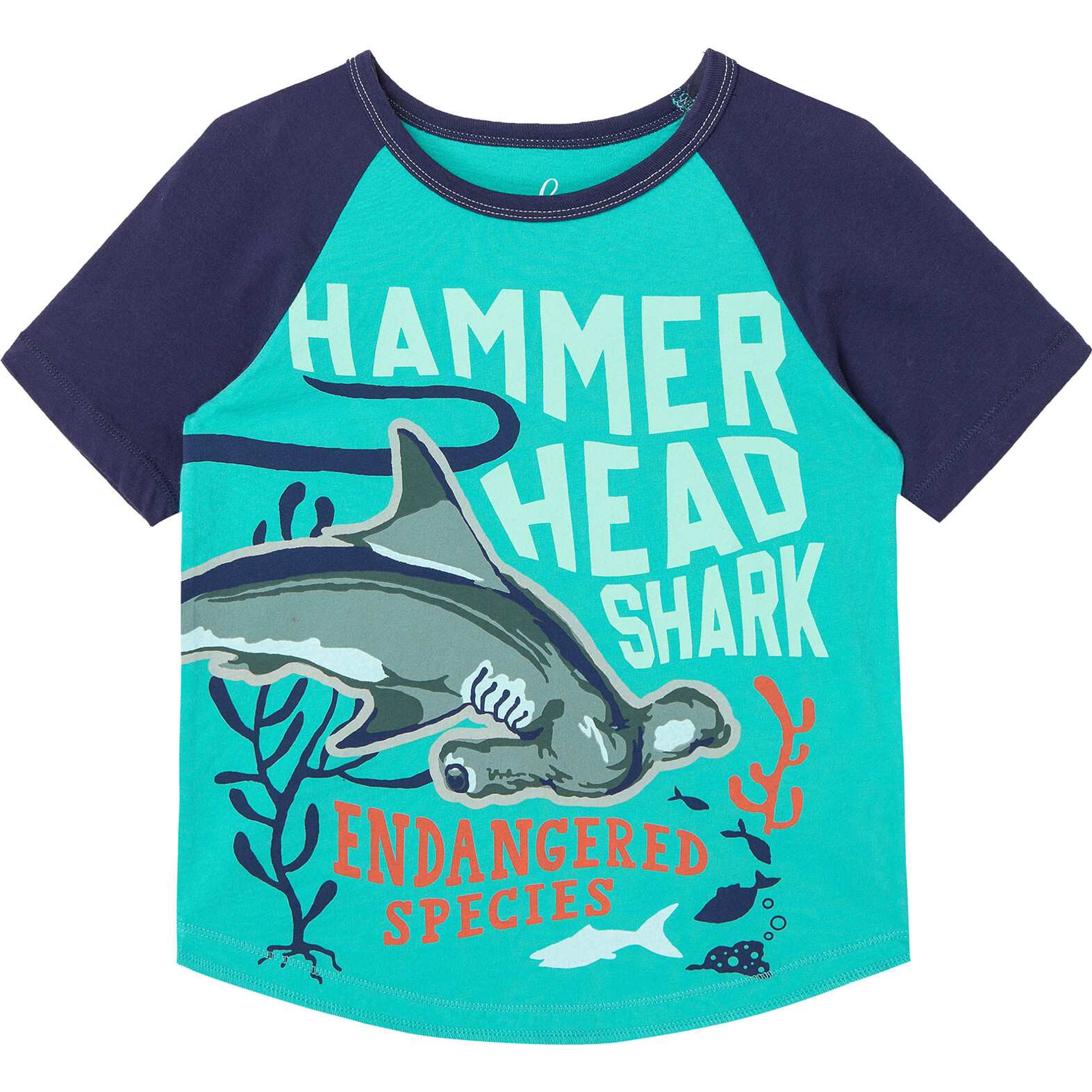 The Nature Conservency X Peek Hammerhead Shark Tee, Blue - T-Shirts - 1