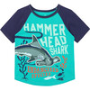 The Nature Conservency X Peek Hammerhead Shark Tee, Blue - Tees - 1 - thumbnail