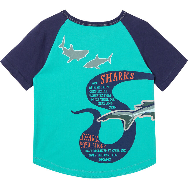 The Nature Conservency X Peek Hammerhead Shark Tee, Blue