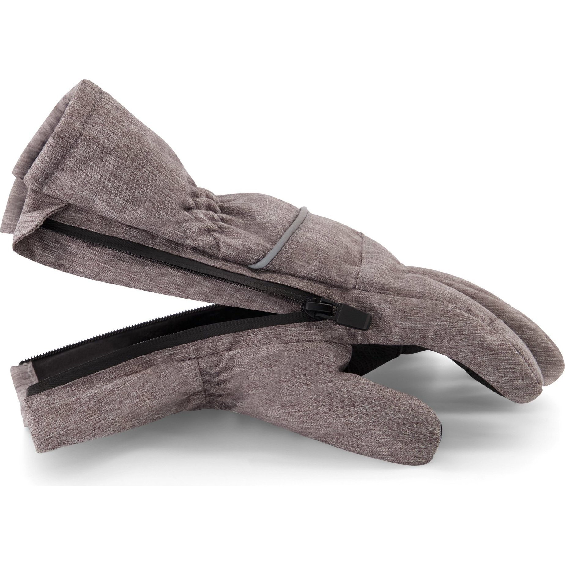 Winter & Ski Glove powered by ZIPGLOVE™ TECHNOLOGY, Grey - Gloves - 1