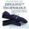 Winter & Ski Glove powered by ZIPGLOVE™ TECHNOLOGY, Navy - Gloves - 3