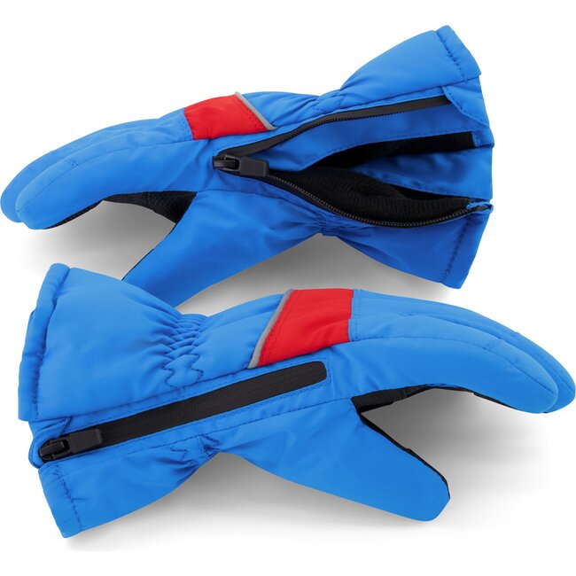 Winter & Ski Glove powered by ZIPGLOVE™ TECHNOLOGY, Blue - Gloves - 2