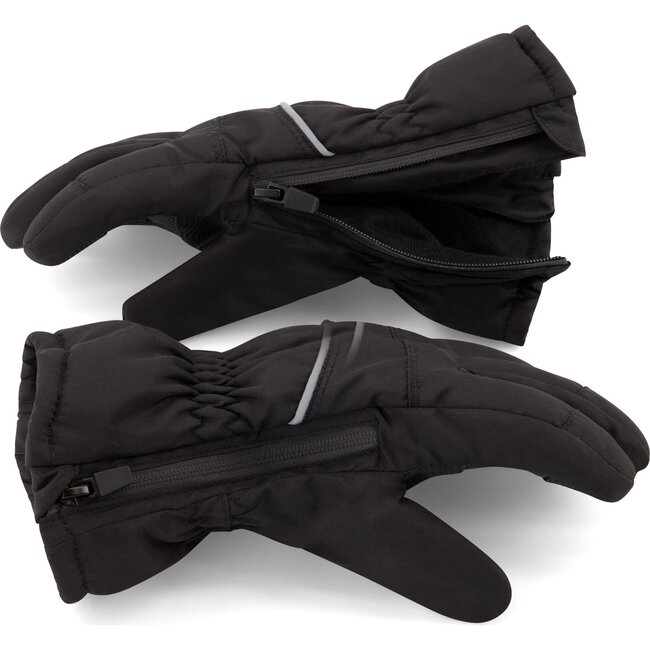 Winter & Ski Glove powered by ZIPGLOVE™ TECHNOLOGY, Black - Gloves - 2