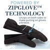 Winter & Ski Glove powered by ZIPGLOVE™ TECHNOLOGY, Black - Gloves - 3 - thumbnail