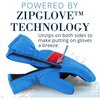 Winter & Ski Glove powered by ZIPGLOVE™ TECHNOLOGY, Blue - Gloves - 3