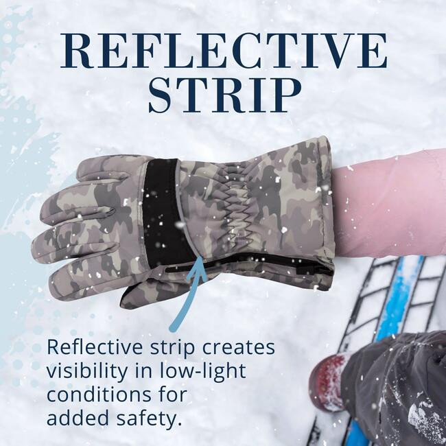 Winter & Ski Glove powered by ZIPGLOVE™ TECHNOLOGY, Camo - Gloves - 7