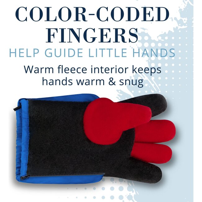 Winter & Ski Glove powered by ZIPGLOVE™ TECHNOLOGY, Black - Gloves - 4