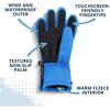 Winter & Ski Glove powered by ZIPGLOVE™ TECHNOLOGY, Blue - Gloves - 7 - thumbnail