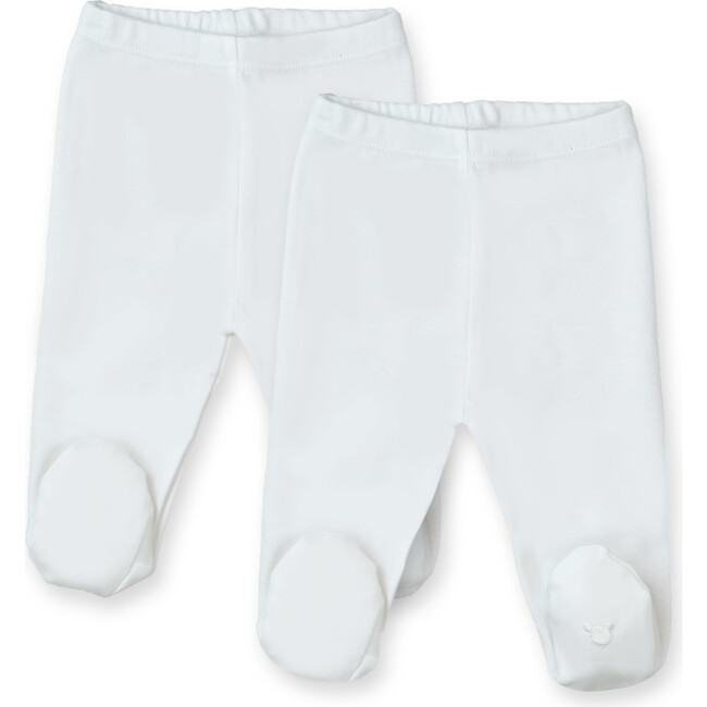 Baby Unisex 2-Pack Organic Pima Footed Pants