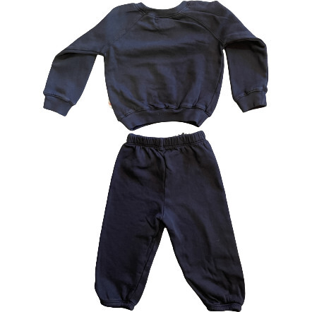 Lil' Fleece Sweat Set, Vintage Black