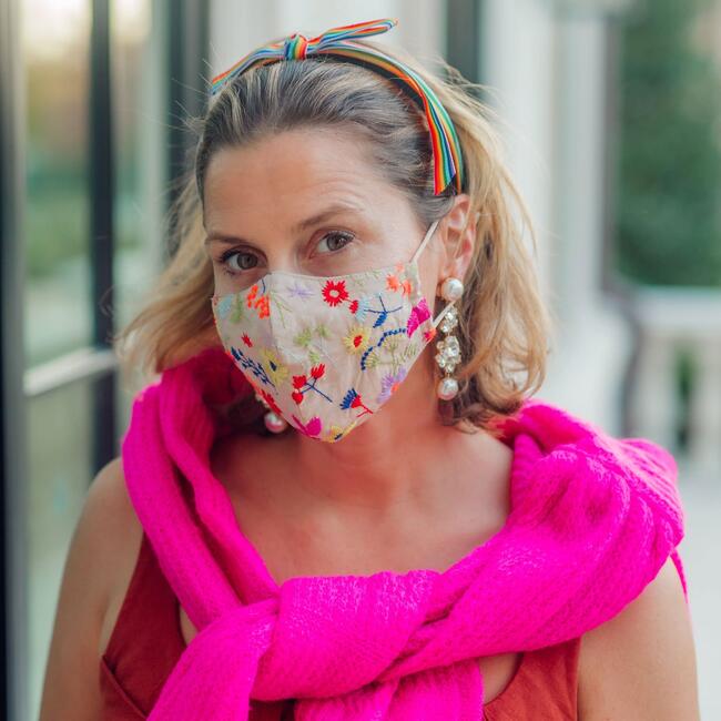 Women's Set of 3 Garden Party Face Masks - Face Masks - 2