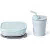 Sip  &  Snack Set, Aqua & Aqua - Tableware - 1 - thumbnail