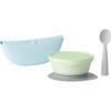 First Bites Deluxe Set - Hipster Bites, Aqua & Keylime & Dove Grey - Tableware - 1 - thumbnail