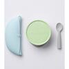 First Bites Deluxe Set - Hipster Bites, Aqua & Keylime & Dove Grey - Tableware - 2