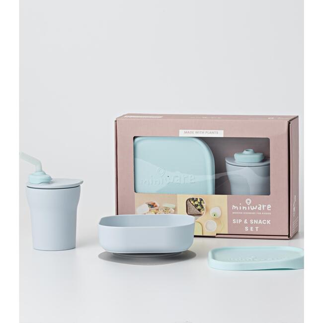 Sip  &  Snack Set, Aqua & Aqua - Tableware - 4