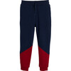 Color Block Sweatpant, Red, Blue & Yellow - Sweatpants - 1 - thumbnail