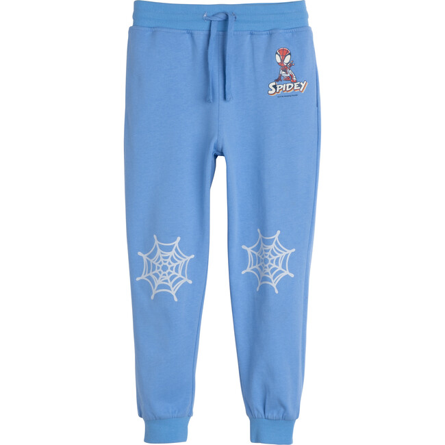 Jogger with Spidey Web Knee Graphic, Royal Blue
