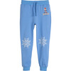 Jogger with Spidey Web Knee Graphic, Royal Blue - Sweatpants - 1 - thumbnail