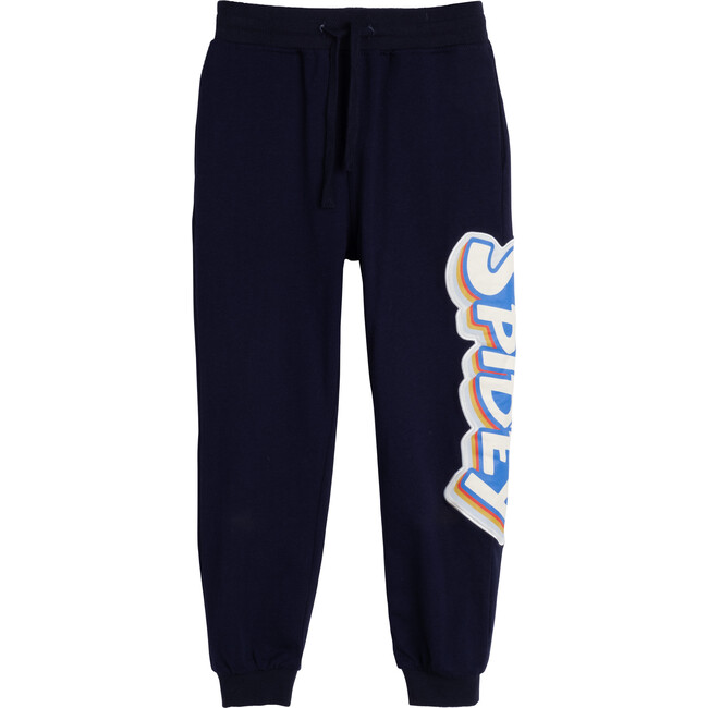 Jogger with Side Spidey Graphic, Navy
