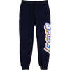 Jogger with Side Spidey Graphic, Navy - Sweatpants - 1 - thumbnail