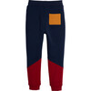 Color Block Sweatpant, Red, Blue & Yellow - Sweatpants - 3