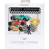 Vintage Race Car Cupcake Toppers - Tableware - 3