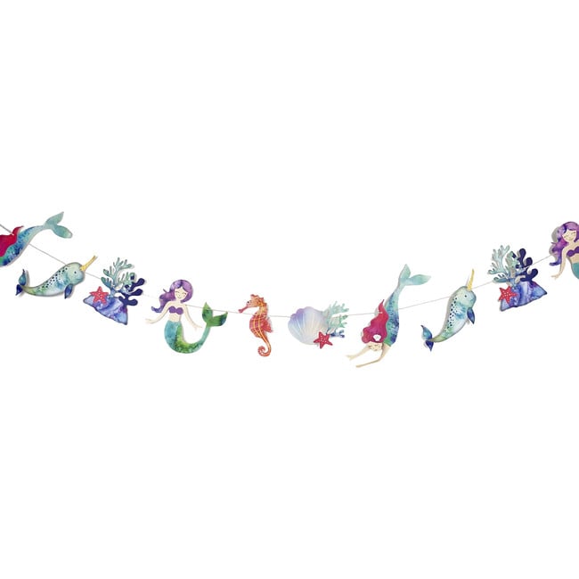 Mermaid and Narwhal Garland